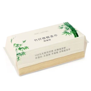 Disposable Face Towel Cleansing Face Tissue Bamboo Towels 100% Bamboo Fiber Wipes