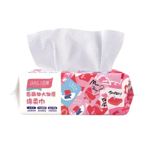 Disposable Face Towel Non woven Fabric Cosmetic Make up Remover Cloth Daily Cleansing Facial Towelettes