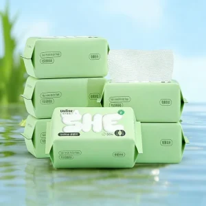 Disposable Face Towel Spunlace Nonwoven Viscose Polyester Blend Lint Free Makeup Remover Towel