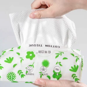Disposable Facial Tissue Compressed Soft Face Towel Multi Purpose for Home and Travel for Newborns