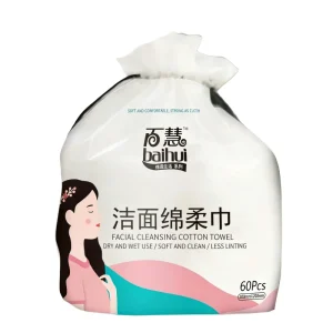 Disposable Facial Wash Soft Nonwoven Towels Cotton Tissue & Non Woven Cloth Super Water Absorbent for Daily Face Cleaning