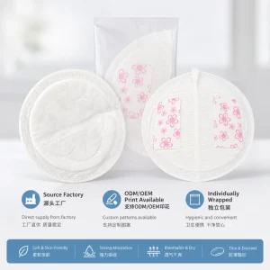 Disposable Lightweight Breathable Shell Shape Nursing Pads MF 001 50 Pcs Box Full OEM ODM Custom Logo Packaging Private Label
