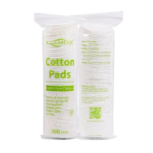 Disposable Lint Free Eco-friendly Makeup Remover Pads 100% Rayon Spunlace Nonwoven Round Pads Cotton Pad