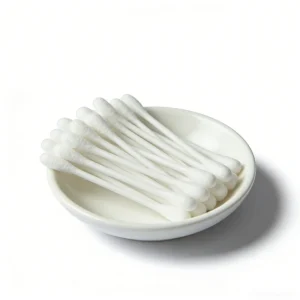 Disposable Medical Cotton Swabs Sterilized Cotton Buds with Plastic Stick for Healthcare