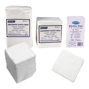 Disposable Medical Gauze Sheets Non Woven Fabric Material in English Packaging for Foreign Trade Export
