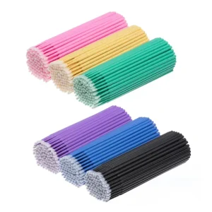 Disposable Micro Applicator Brush Tiny and Flexible for Accurate Application for Cotton Buds