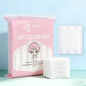 Disposable Natural Eco friendly 100% Pure Cotton Lint Free Ultra Soft Absorbent Cotton Pads for Face Cosmetic Makeup Remover