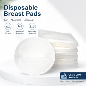 Disposable Non woven Fabrics Shell Shape Nursing Pads Super Absorbent Polymer Core Soft Breathable Skin Friendly Maternity OEM