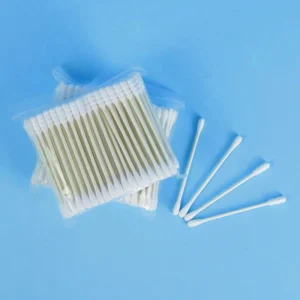 Disposable Paper Stick Cotton Tips Ears Cleaning Double Round Headers Safe Cotton Buds