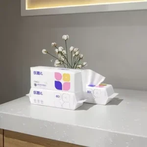 Disposable Plant Fiber 1 Ply Safety Face Towels 20cm*23cm Solid Color for Travel and Household Use