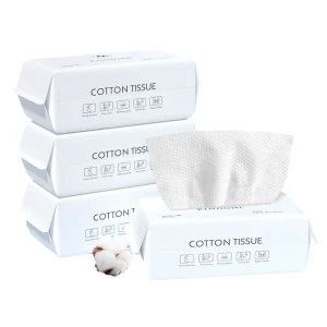 Disposable Single-layer Nonwoven Fabric Face Towels Extra-Thick Pearl-Textured Makeup-Removing Tissues