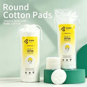 Disposable Soft Organic Round Cotton Pads for Face Makeup Remover Private Label OEM