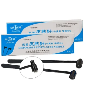Disposable Sterile Dermal Needle Seven Star Needle Plum Blossom Skin Needles Single Head