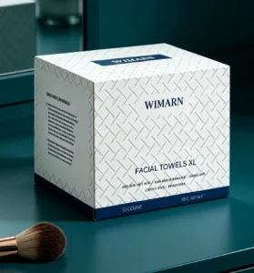 Disposable Viscose Facial Towels Bulk Soft Quick Dry White Face Towels