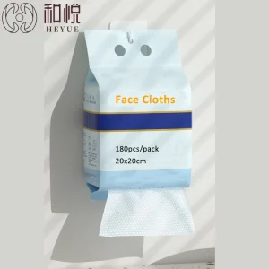 Disposable Viscose Nonwoven Towel Face Cloths Hygiene Skincare Dry Wet Cleaning High Absorbency Biodegradable Eco-Friendly