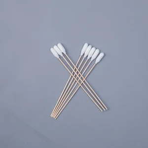 Disposal Long Handle Sterile Medical Cotton Bud Swab