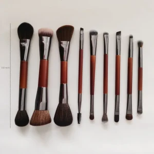Double Ended Makeup Brush Multi Functional Slope Eyeshadow Tapered Blending Single Makeup Brush