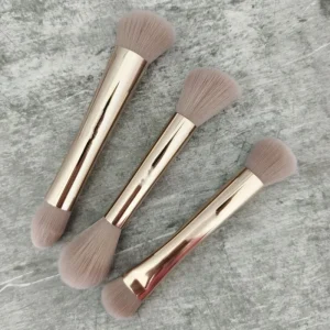 Double Head Flat Makeup Brush Set Foundation Concealer Blush Contour Brush