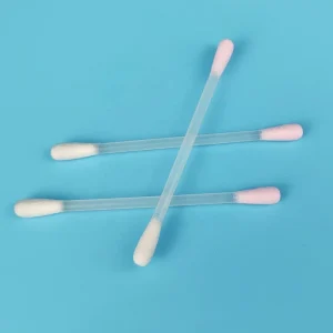 Double Head Lead Test Swab Cotton Bud 100% Pure Cotton Liquid filled Plastic Stick Cleaning Lead Check Kit