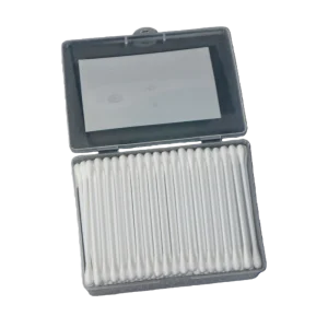 Double Headed Disposable Cotton Swabs Soft Cotton Buds with Flexible Paper Sticks for Baby Care