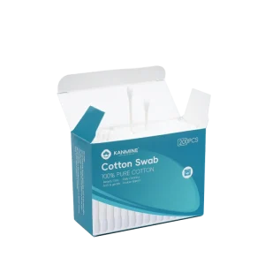 Double Precision Tips Two Head Pointed Round Tip Cotton Bud 200pcs Paper Stick Cotton Swab with New Paper Box
