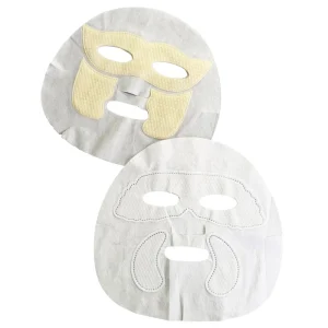 Double Repair Facial Fabric White Color Light Soft Dry Pack Sheet 50gsm Customize Shape Dry Cloth Facial Skin Care Fabric