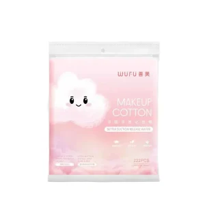 Double sided Dual effect Four point Pressed Edge Three layer Sandwich Square Disposable Absorbent Cotton Makeup Cotton Pads