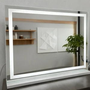 Dressing Table Adjustable Brightness Touch Screen LED Makeup Mirror