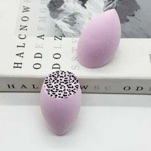 Droplet Shaped Angled Makeup Sponge Non Latex Material Reusable Washable Makeup Sponge Skin Friendly