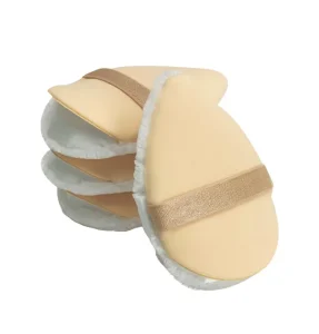 Dual Sided Cotton Makeup Sponge Puff Wet Dry Use Foundation Blender Teardrop Shape Washable Latex Free Cosmetic