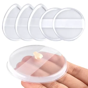 Dual-Use Soft Bouncy Transparent PU Makeup Puff Wet Dry Foundation Beauty Sponge Styling Powder Form