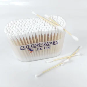 Durable Eco-Friendly Bamboo Stick Swabs Versatile Cotton Bud