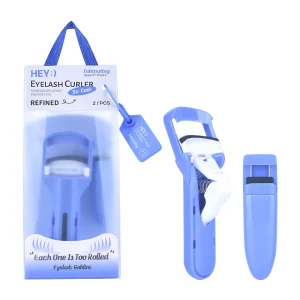 Durable Portable ABS Elastic Handle Eyelash Curler Combination Press Type Beauty Tool