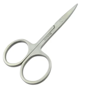 Durable Stainless Steel Beauty Scissors with Sharp Blade Tip for Eyebrows and Makeup Custom Logo