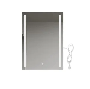 E103V6080 LED Bathroom LED Vanity Mirror Anti Fog Wall Mounted Makeup Mirror with Light Horizontal Vertical
