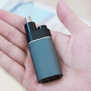 Ear and Nose Hair Trimmer Painless Eyebrow & Nose Hair Trimmer for Men Women Battery Trimmer with IPX5 Waterproof