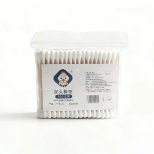 Easy Carry Multipurpose Cotton Buds for Ears Daily Disposable Eco friendly Cotton Swabs Bamboo Stick 7.9CM Bulk 24 Small Packs