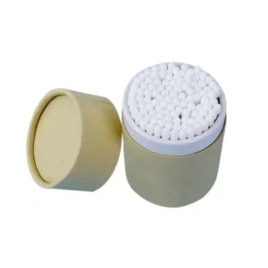 Eco Friendly Biodegradable Bamboo Cotton Tips 100pcs Cotton Buds