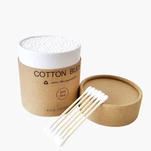 Eco Friendly Biodegradable Cotton Buds Sustainable and Compostable Product