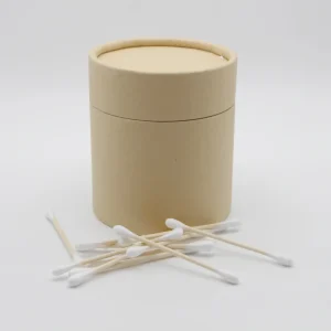 Eco-Friendly Biodegradable Double Head Custom Home Use Smooth Disposable Bamboo Cotton Buds Makeup From Manufacturer