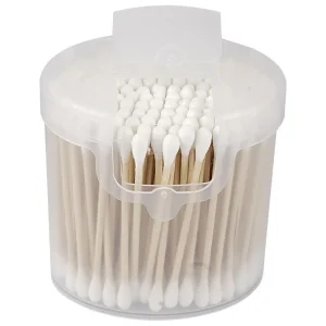 Eco Friendly Large Head Cotton Buds Customized More Cotton Cleaning Cotton Swabs for the Wooden Q Tip