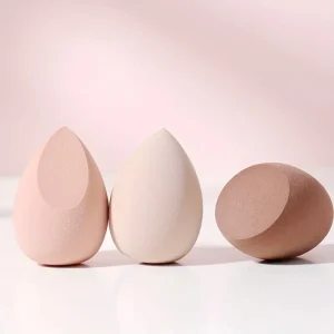 Eco Friendly Makeup Sponge Microfiber Flat Soft Custom Logo Makeup Blender Sponge Set Non Latex Free Makeup Sponges