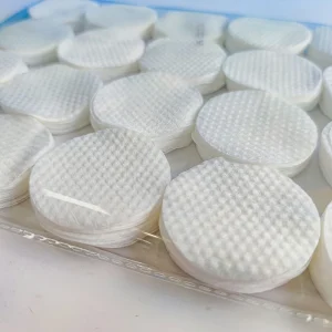 Eco-Friendly Non-Woven New Material Transparent Cotton Pad Gel Toner Pad Soft Facial Cleansing Wipe Makeup Remover Pad
