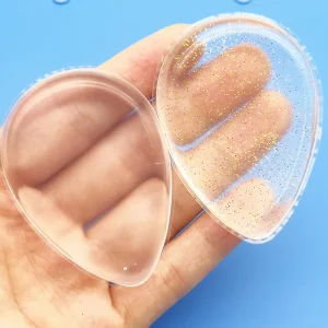 Eco Friendly Silicone Makeup Sponge Puff Non Absorbent Travel Friendly Beauty for Liquid & Powder Cosmetics