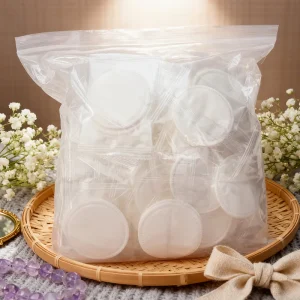 Eco Friendly Soft Comfortable Round Disposable Non woven Facial Cosmetic Cotton Pads Makeup Remover Pads for Skin Care