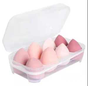 Eco Friendly Soft Latex Free Foundation Makeup Sponge Blender Set with Customizable Size & Color