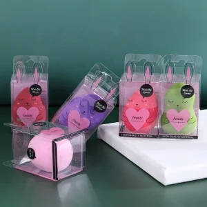 Eco Friendly Washable Latex Free Makeup Sponge Set with Box for Foundation Blending Beauty Sponges Liquid Cream Powder