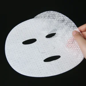 Eco friendly Biodegradable Non woven Fabric Facial Mask Cloth Snowflake Face Mask Sheet