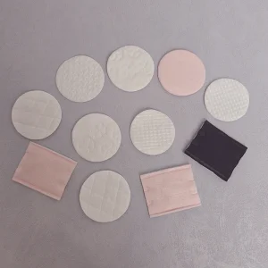 Eco friendly Disposable Facial Cosmetic Pure Cotton Pads Makeup Remover Pad Customizable Color