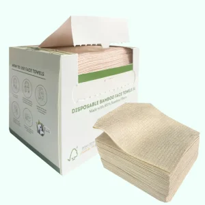Eco friendly Soft Comfortable Face Towel Biodegradable Face Wipes Clean Skin Disposable Facial Towels